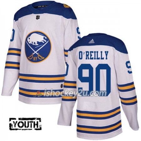 Børn NHL Buffalo Sabres Trøje Ryan OReilly 90 2018 Winter Classic Adidas Hvid Authentic